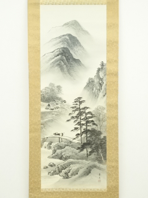 時代の掛軸　山水図肉筆保証　蔵整理不用品処理　日本美术品 X912C16-7 2026年最新】Yahoo!オークション - 掛軸(書 美術品)の中古品・新品・未